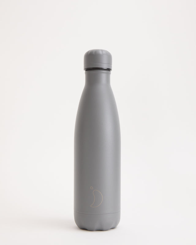 Monochrome Grey Water Bottle