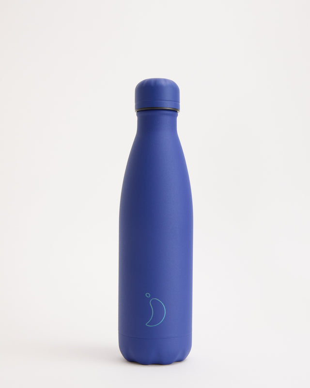 Matte Blue Water Bottle