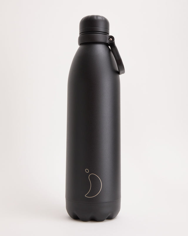 Monochrome Black Water Bottle