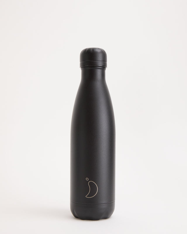 Monochrome Black Water Bottle