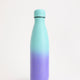 Pastel Green Violet Gradient Water Bottle