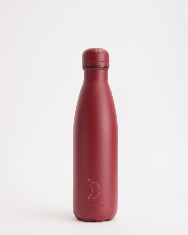 Matte Red Water Bottle