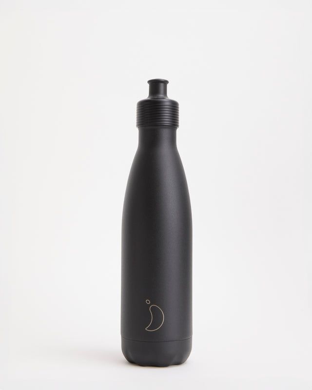 Black Sports Water Bottle
