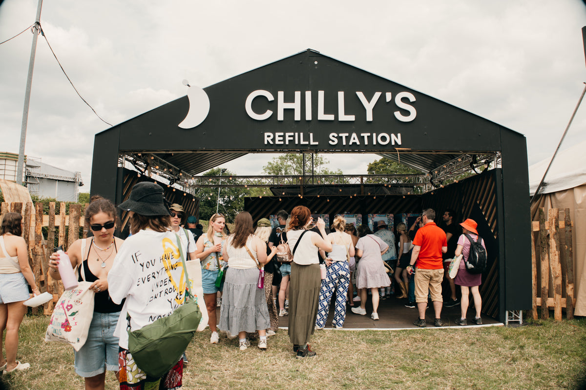 Chilly's is the Official Refill Partner of Glastonbury Festival