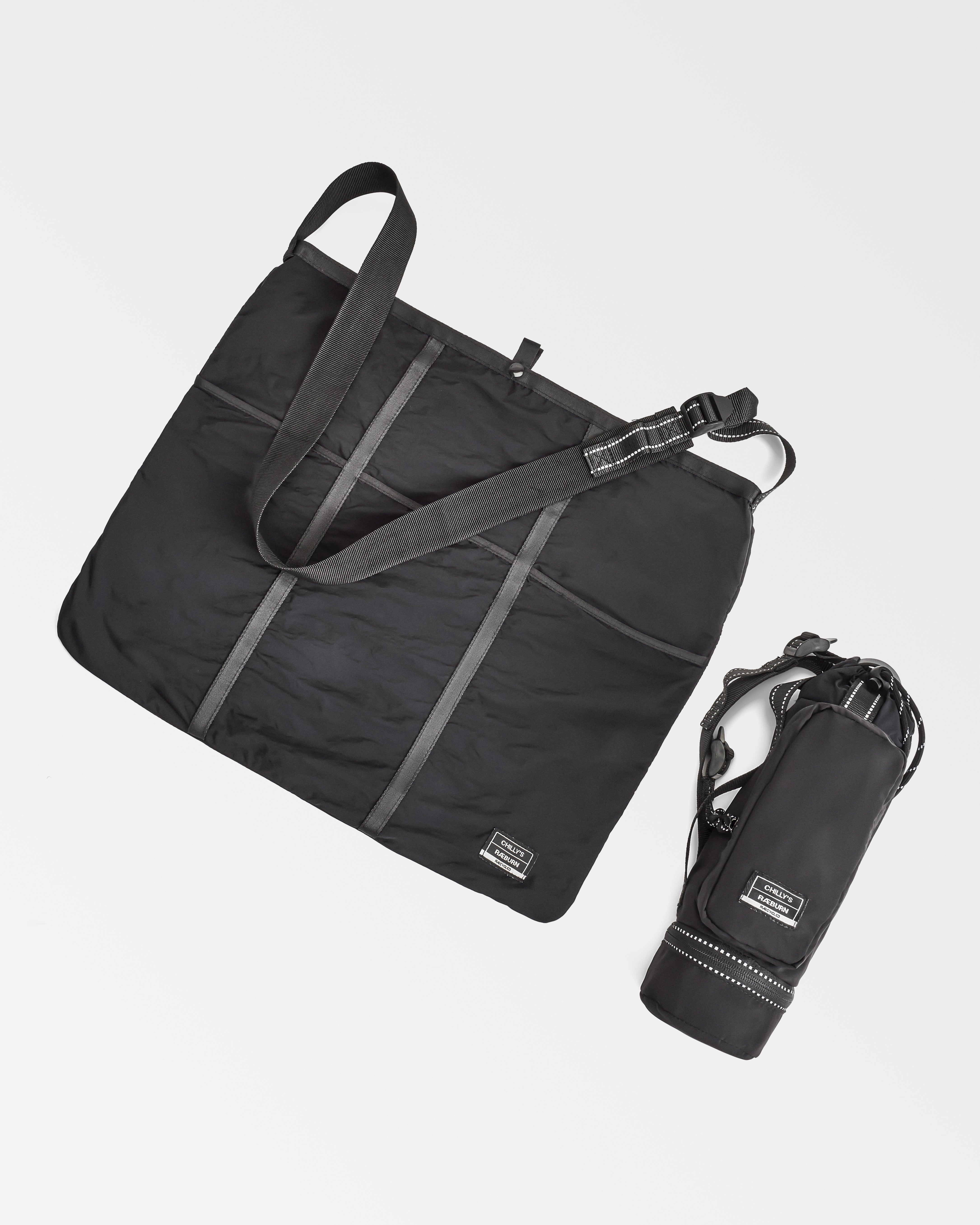 Chilly's x RÆBURN Black Bottle Bag | Chilly's