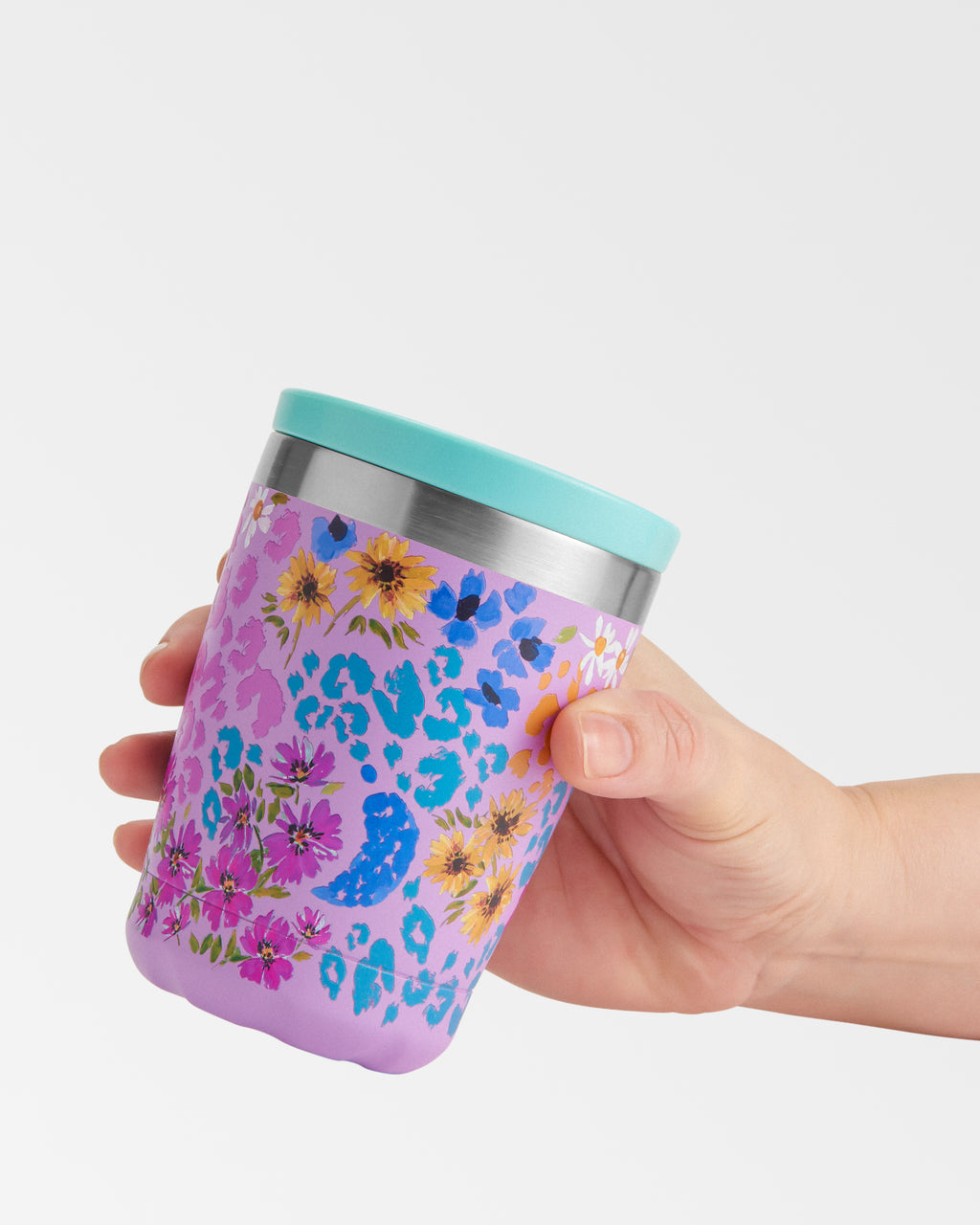 Leopard Blossom Coffee Cup