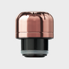 Chrome Rose Gold Lid