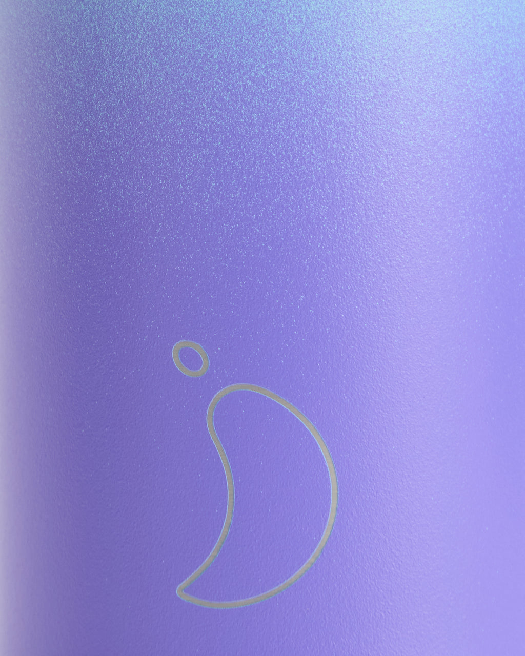 Pastel Green Violet Gradient Water Bottle