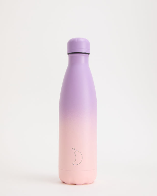 Peach Purple Water Bottle