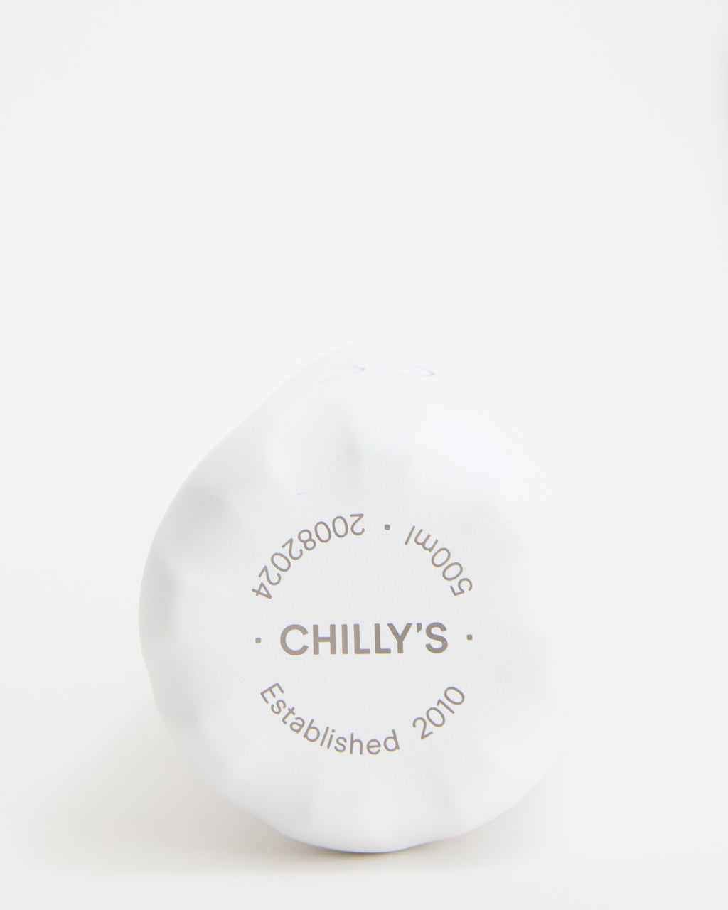 Monochrome White Water Bottle