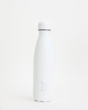 Monochrome White Water Bottle