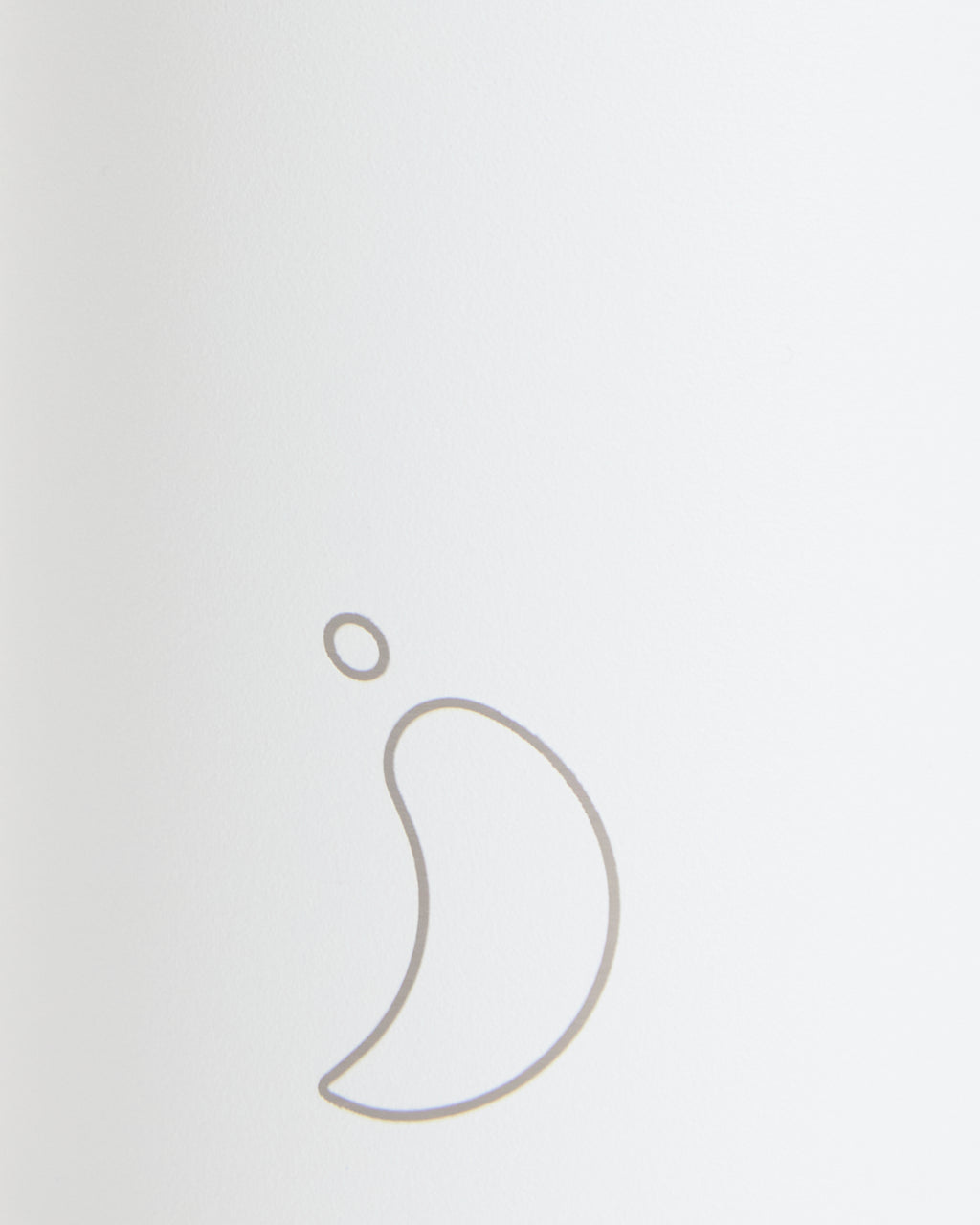 Monochrome White Water Bottle