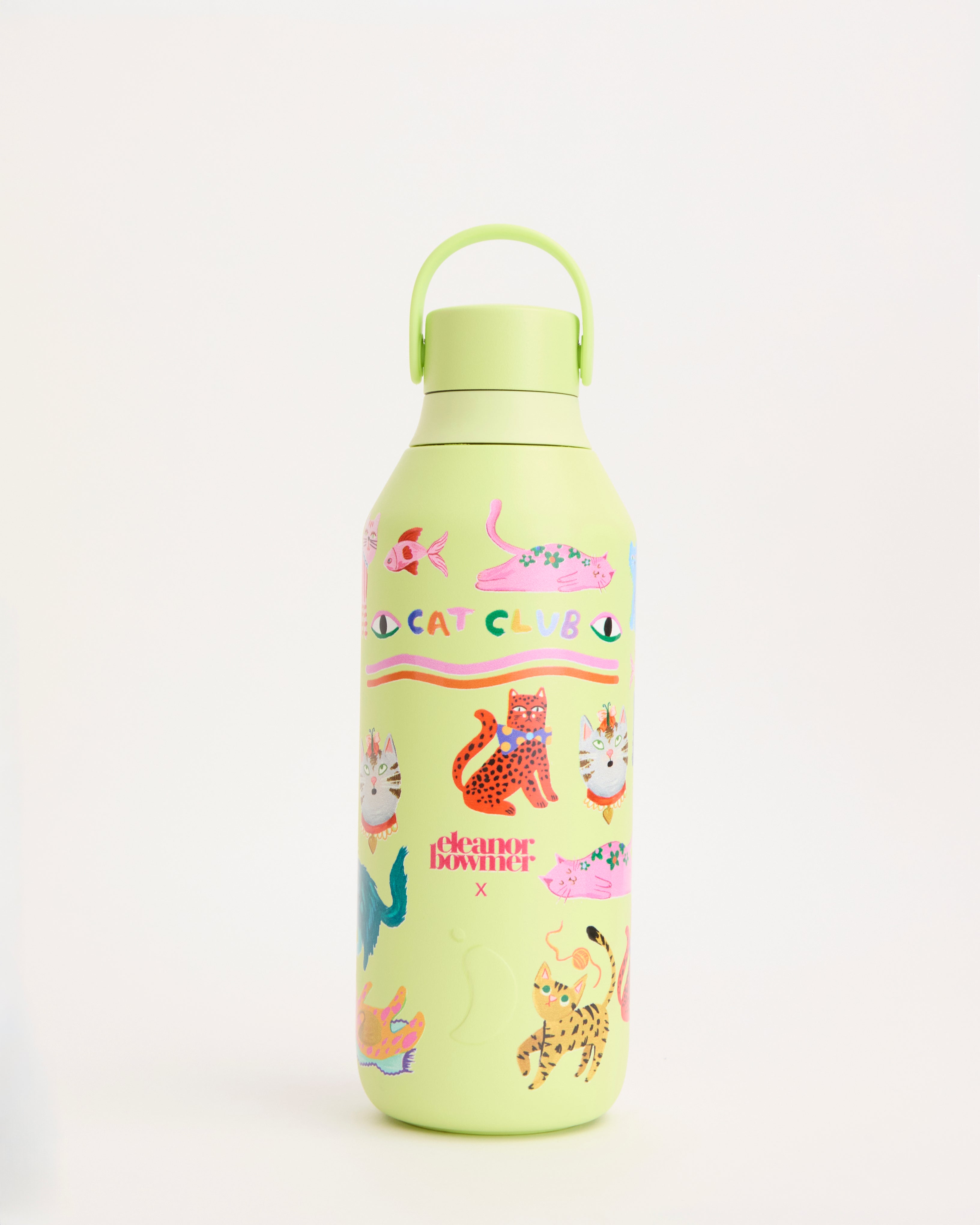 Eleanor Bowmer Cat Club Bottle | Series 3 Water Bottle | Chilly's