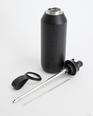 Onyx Black Flip Bottle