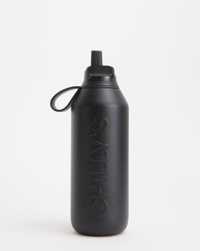 Onyx Black Flip Bottle