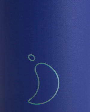 Blue Straw Coffee Cup