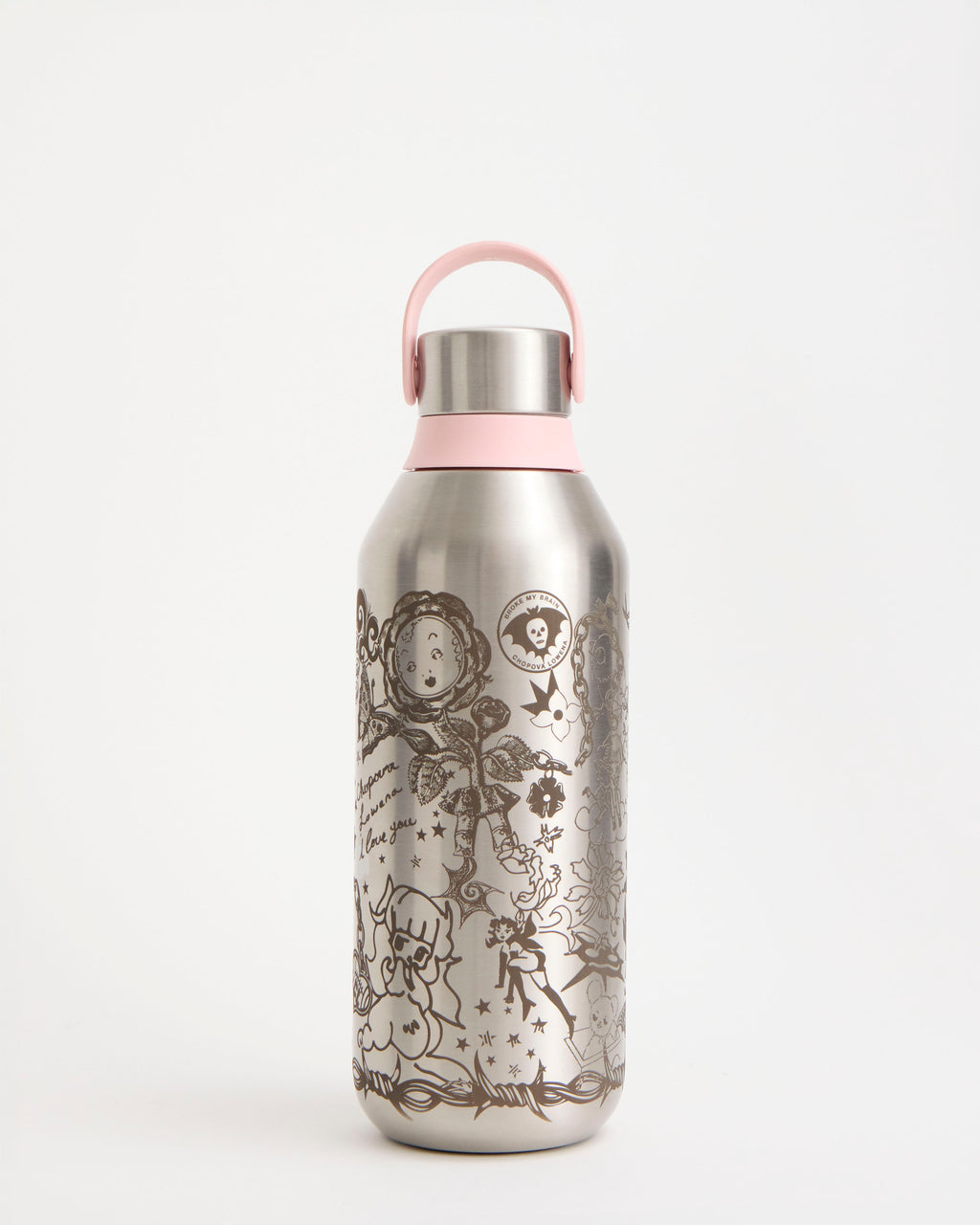 Chilly's x Chopova lowena – Engraved Steel Bottle