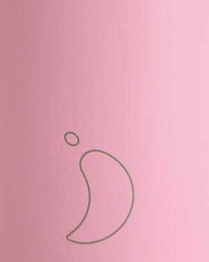 Pink Straw Coffee Cup