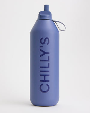 Whale Blue Flip Bottle