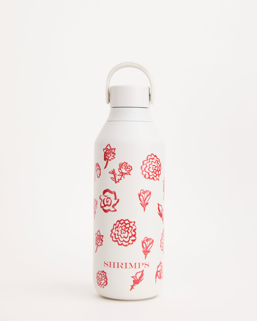 Shrimps Red Roses Water Bottle