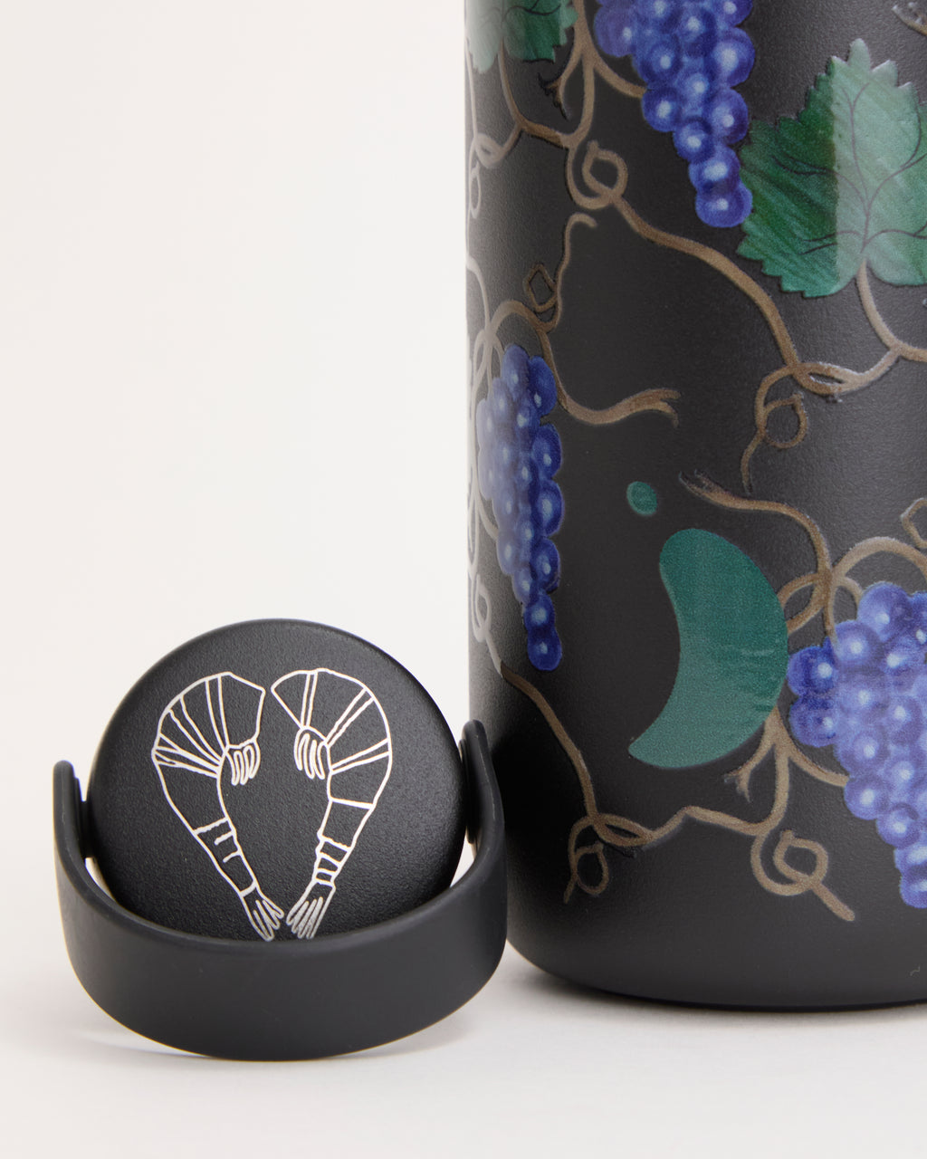 Shrimps Grapes Water Bottle