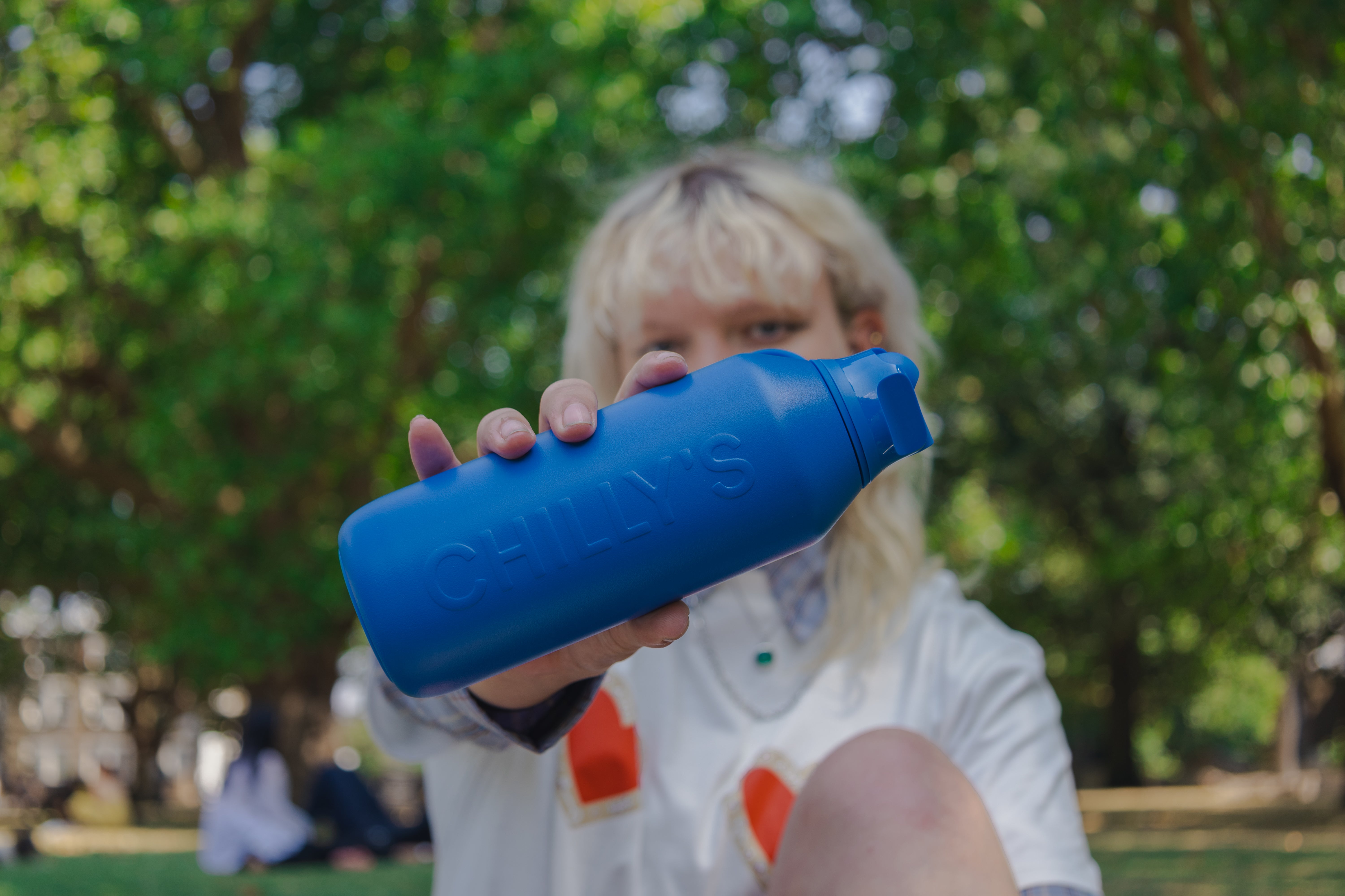 Water Bottle with Flip Top Lid | New Chilly's Series 3 Flip