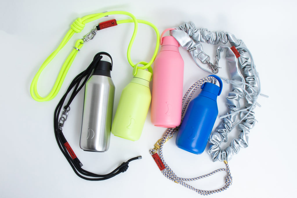 Topologie Black Solid Bottle Rope Strap