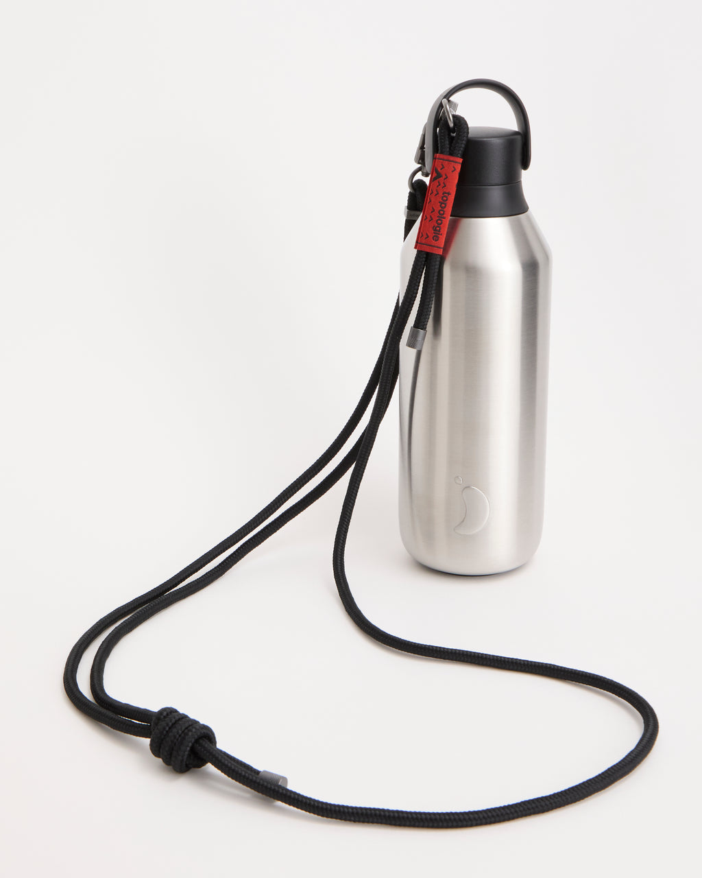 Topologie Black Solid Bottle Rope Strap