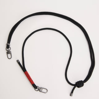 Topologie Black Solid Bottle Rope Strap